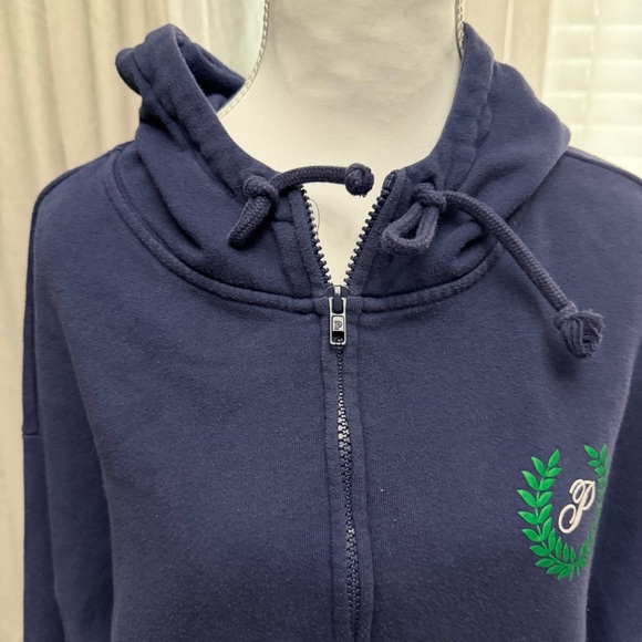 VICTORIA'S SECRET PINK RELAXED FIT FULL ZIP HOODIE SWEATSHIRT Size M - Picture 6 of 11